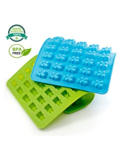 Beauenty Candy Silicone Molds & Ice Cube Trays, 3 Pack Gumdrop Jelly Molds, Chocolate Molds, Soap Molds - Bear  - Image 3