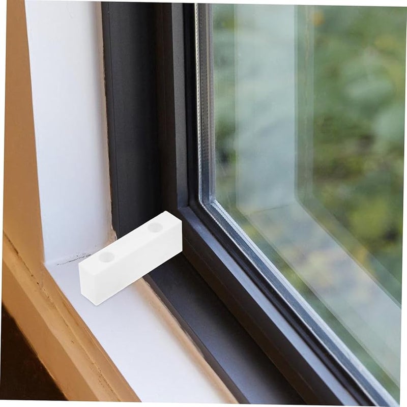 White Window Locks 10pcs Security Stoppers for Sliding Windows and Doors Easy Installation - Image 5