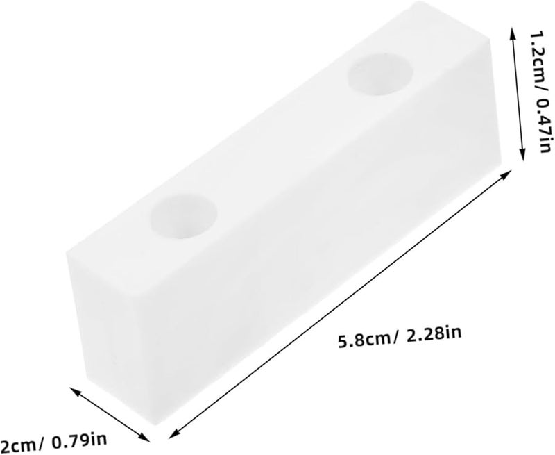 White Window Locks 10pcs Security Stoppers for Sliding Windows and Doors Easy Installation - Image 3