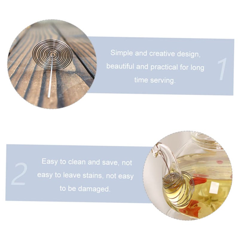 Stainless Steel Teapot Spout Strainer 20 Pieces Tea Filter For Smooth Brewing Kitchen Gadgets - Image 5