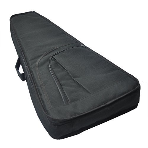 Tosnail Mini Strat Gig Bag - 10mm Padding & Shoulder Strap - Black - Image 3