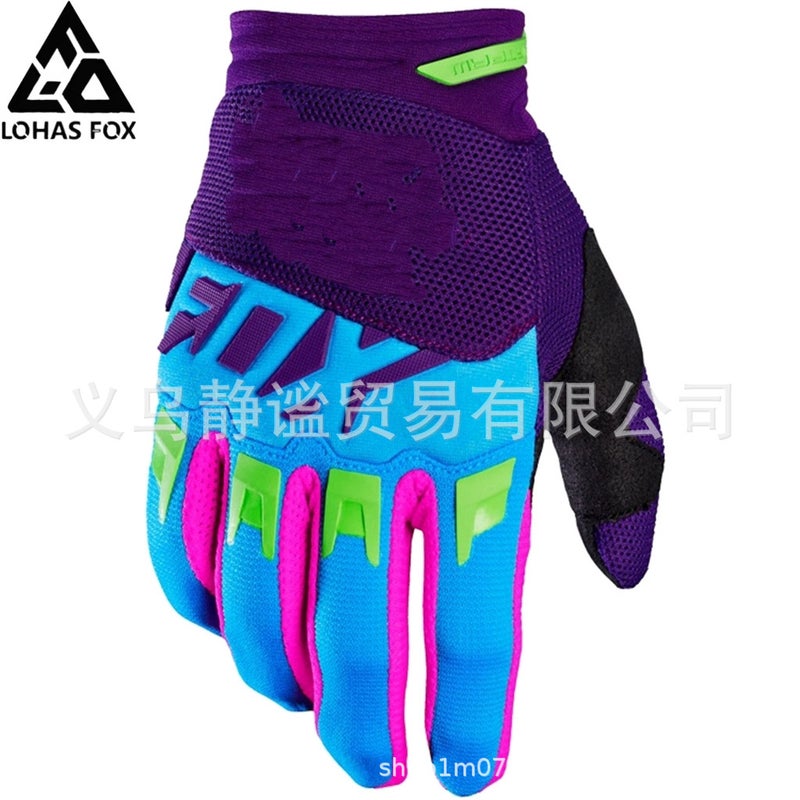11-Color Lhoas Fox Gloves Kidsren'S Model 6-10 Years Old Motorcycle Gloves Sports Protection Anti-Fall And Inverted Abrasion - Image 2
