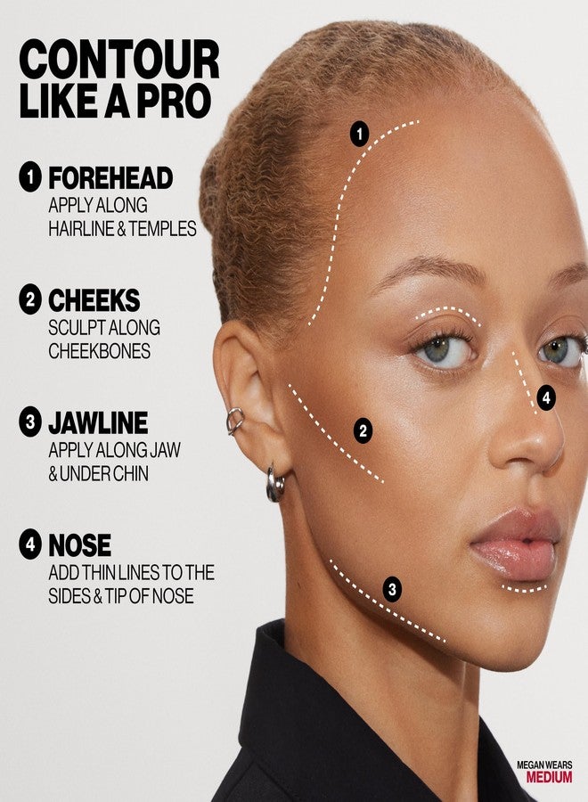 Smashbox Precision Contour Stick | Blendable Makeup Contouring Stick for Face, Eyes, Nose & Lips | Slim Slanted Tip for Precise Sculpting and All-Over Face Application, Tan - Image 3