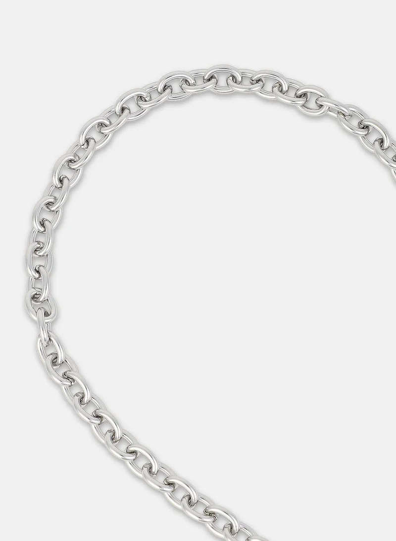 SOHI Clover Artificial Chain Necklace Jewellery
