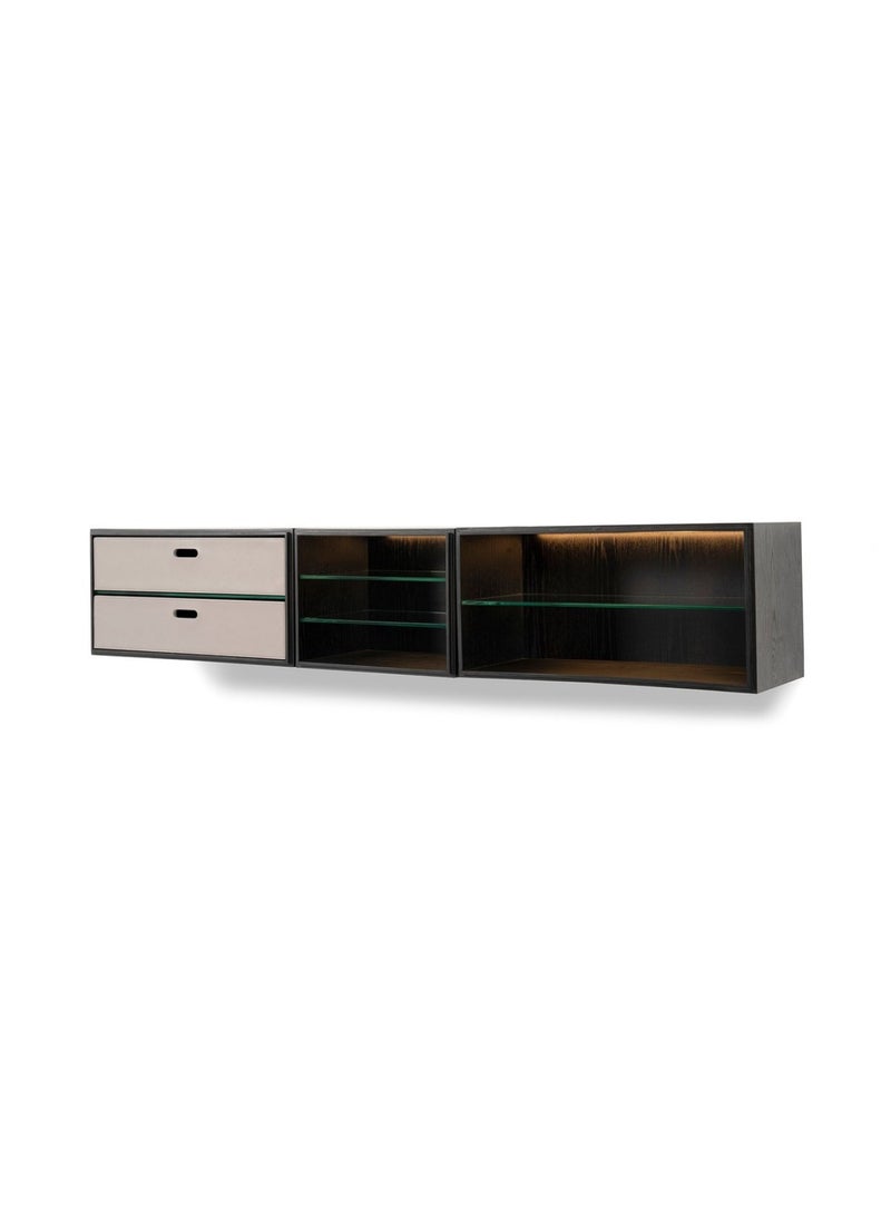 Pan Home TRIOMPHE DIPLAY CABINET RIGHT - BLACK  - Image 4