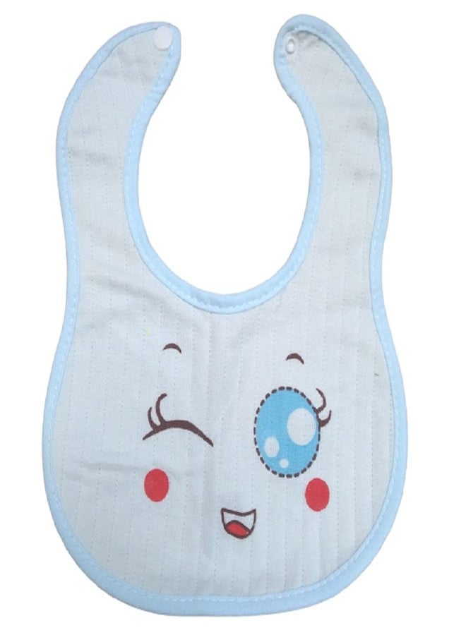 Lappu Baby Soft Bibs/Apron/Laliya Cute Multi Print|with Tich Button| Waterproof Bib Set -Print May Vary (Pack Of 6-Design10) - Image 2