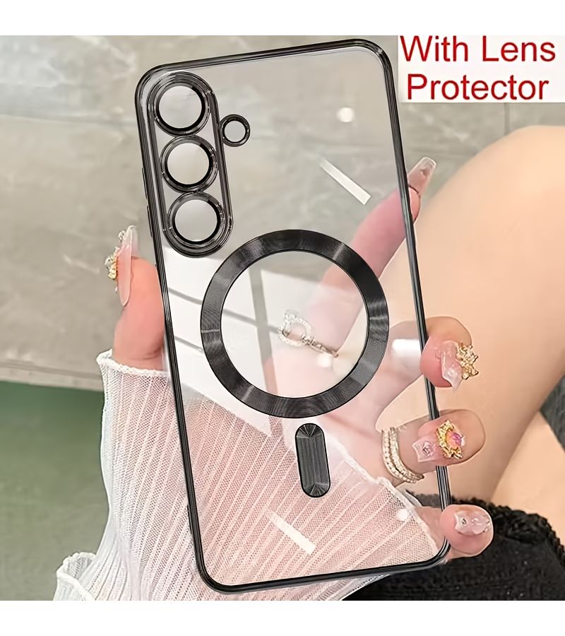 هاتف حافظة 3 قطع متوافقة مع سامسونج جالاكسي S23 FE أزرق داكن - Image 4