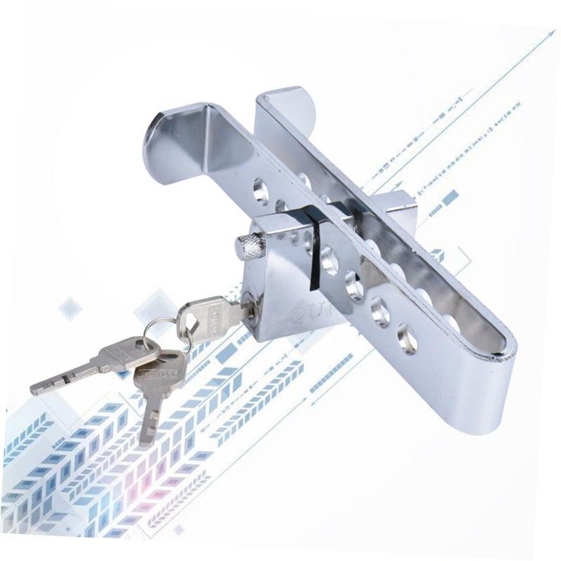 Solid Steel Anti Theft Car Padlock Security Lock With 3 Keys Easy Install - Image 3