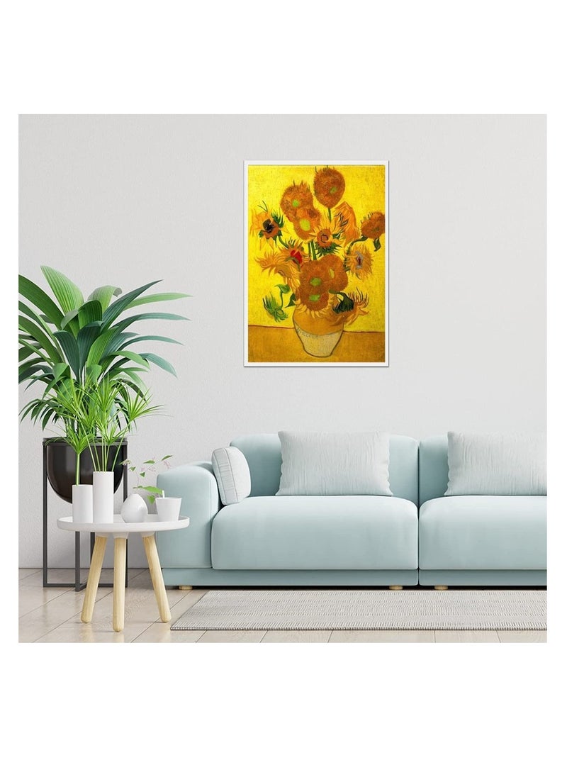 Generic Van Gogh Sunflower Full Round Diamond Painting Kit for Home Wall Art Decor (30 X 40 CM)  - Image 2