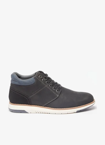 Lee Cooper Men's Panelled Lace-Up Chukka Boots