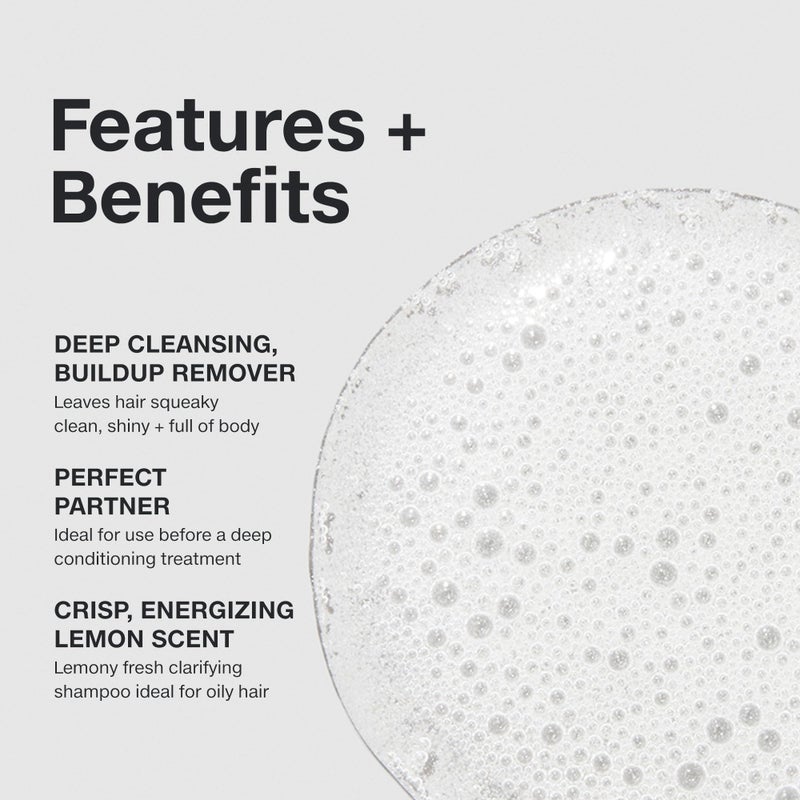 Paul Mitchell Shampoo Two, Clarifying Shampoo, Deep Cleanses + Removes Buildup, For All Hair Types, Especially Oily Hair, 16.9 fl. oz. - Image 3