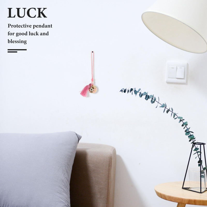 Japanese Cherry Blossom Bell Pendant Lucky Charm Backpack Car Ornament - Image 3