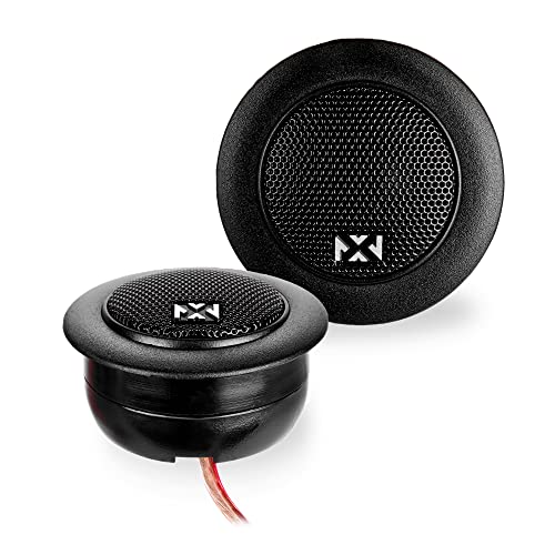 NVX® VSPTW 1" Premium Car Tweeters, 450W Max, 150W RMS, Silk Dome Tweeters with Passive X-Overs, Easy to Install in Cars/Trucks/Doors (Pair) - Image 1
