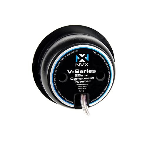 NVX® VSPTW 1" Premium Car Tweeters, 450W Max, 150W RMS, Silk Dome Tweeters with Passive X-Overs, Easy to Install in Cars/Trucks/Doors (Pair) - Image 4