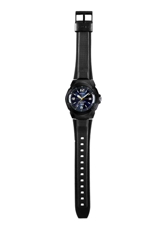 كاسيو ساعة يد بعقارب مقاومة للماء طراز MW-600F-2AVDF - 46 مم - أسود رجال - Image 5