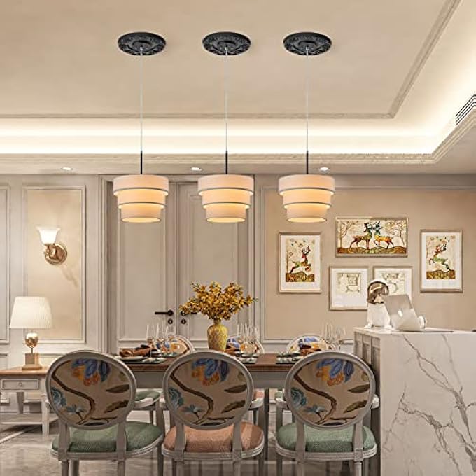 2 PCS VINTAGE CARVED FLOWER PU CEILING MEDALLION FOR LIGHT FIXTURES AND CEILING FANS 10-1/8"OD X 4"ID X 0.8 "P (BLACK) - Image 2