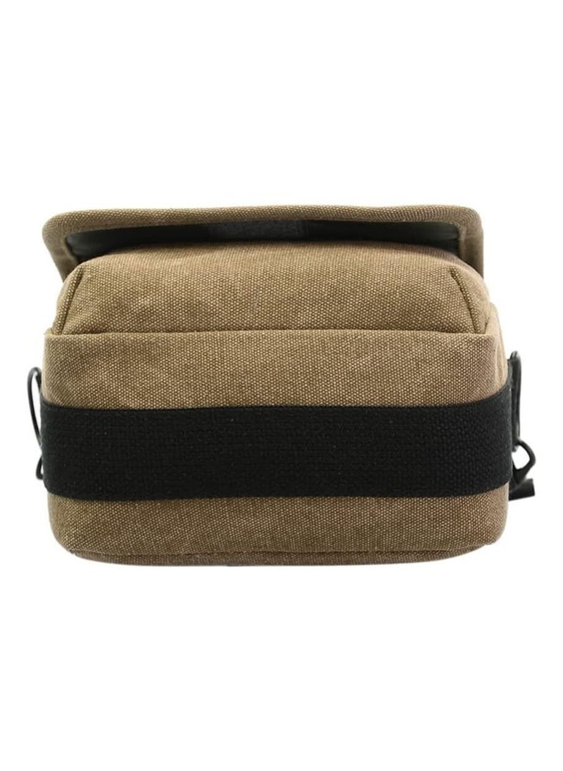 Coopic - COOPIC Camera Case Bag BT-20 (Brown) compatible with Fujifilm X100V ,Panasonic Lumix LX100 II, LX15 / LX10, Canon G1 X Mark III, Mark II, Sony ZV-1, Leica Q2, Ricoh GR III, any compact cameras - Image 1