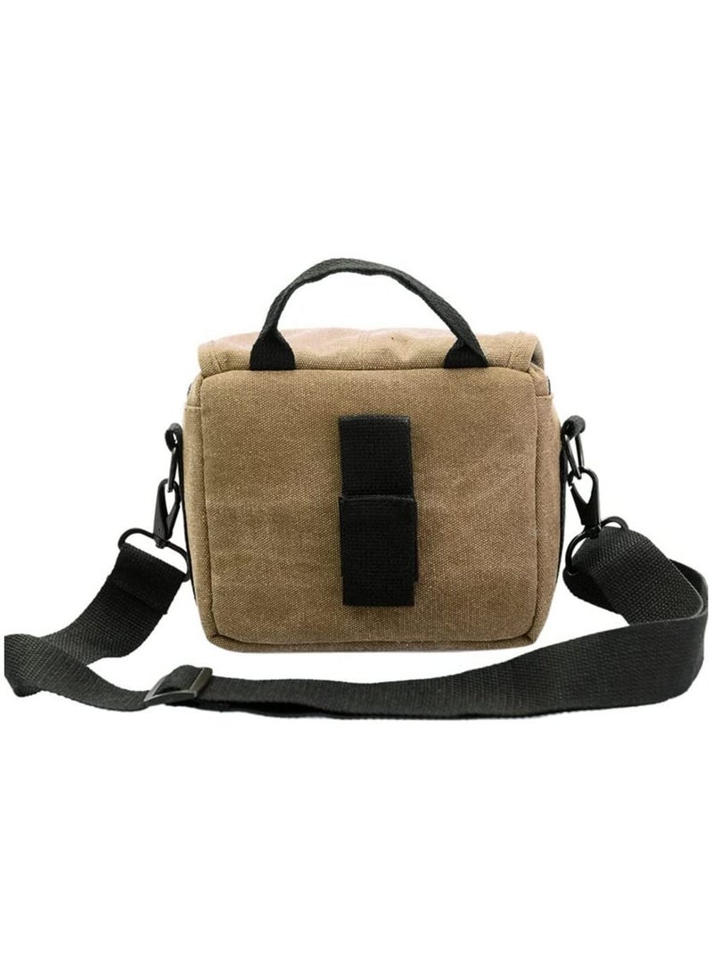 Coopic - COOPIC Camera Case Bag BT-20 (Brown) compatible with Fujifilm X100V ,Panasonic Lumix LX100 II, LX15 / LX10, Canon G1 X Mark III, Mark II, Sony ZV-1, Leica Q2, Ricoh GR III, any compact cameras - Image 1