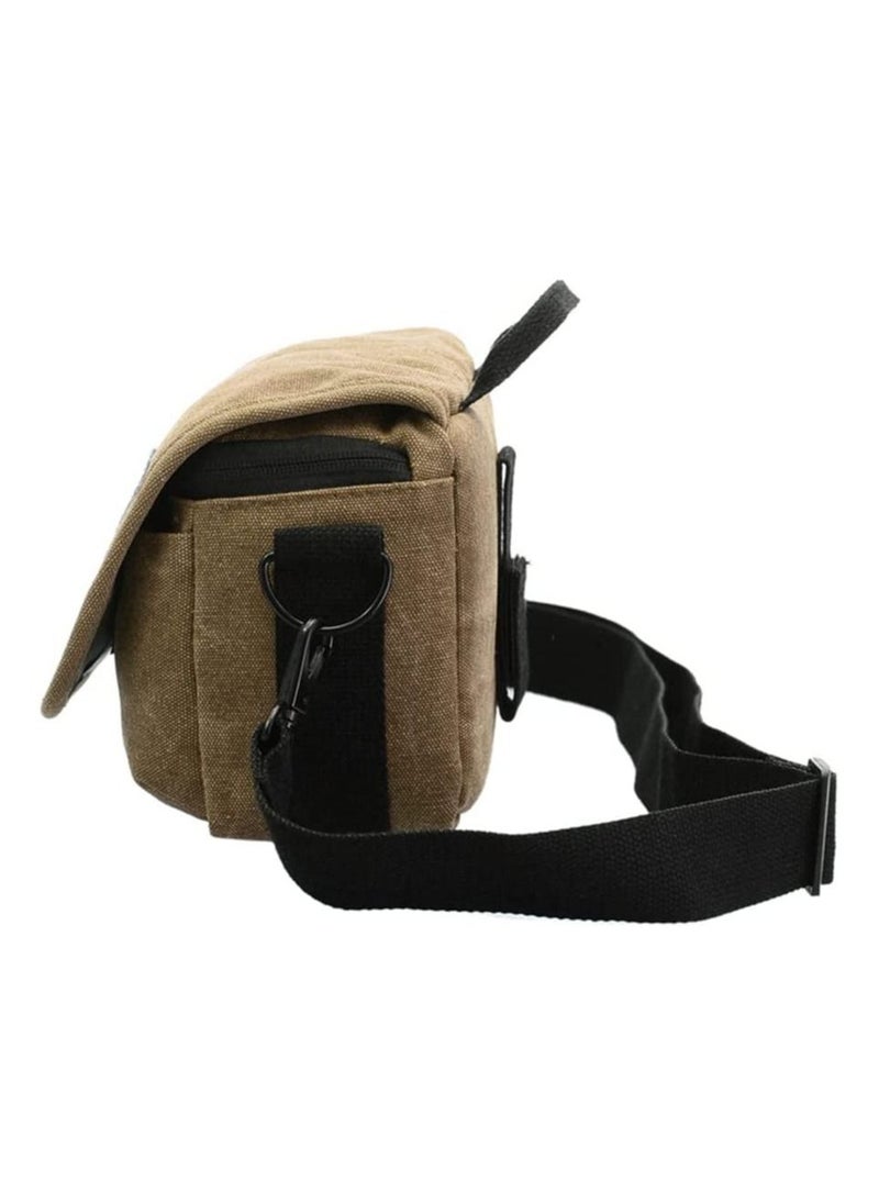 Coopic - COOPIC Camera Case Bag BT-20 (Brown) compatible with Fujifilm X100V ,Panasonic Lumix LX100 II, LX15 / LX10, Canon G1 X Mark III, Mark II, Sony ZV-1, Leica Q2, Ricoh GR III, any compact cameras - Image 1