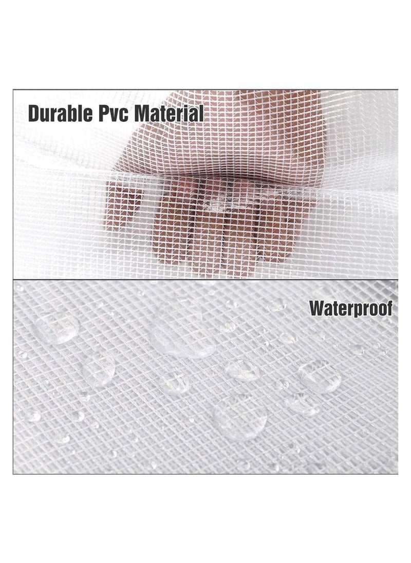 SYOSI - 10PCS Plastic Wallets A4 Zip Wallets Ziplock Bags Plastic Mesh Document File Folder A4 Zipper Bag Zip Locked Bags A4 Zip Lock Mesh Document Files Wallet - Image 1
