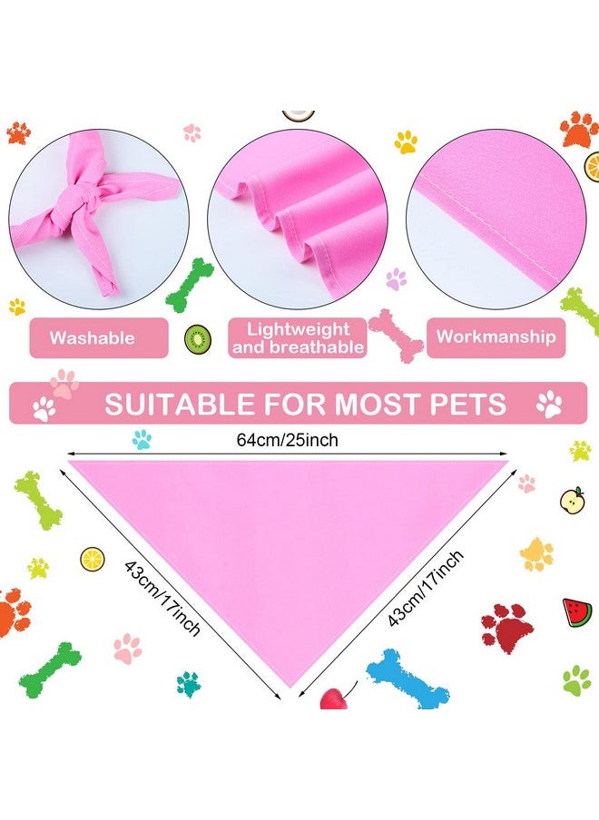 Frienda - Frienda 12 Pcs Plain Dog Bandanas for Dogs Puppy Blank Dog Bandanas Adjustable Triangle Solid Color Dog Bandanas Red Dog Bandana Heat Transfer Washable Dog Handkerchief - Image 1