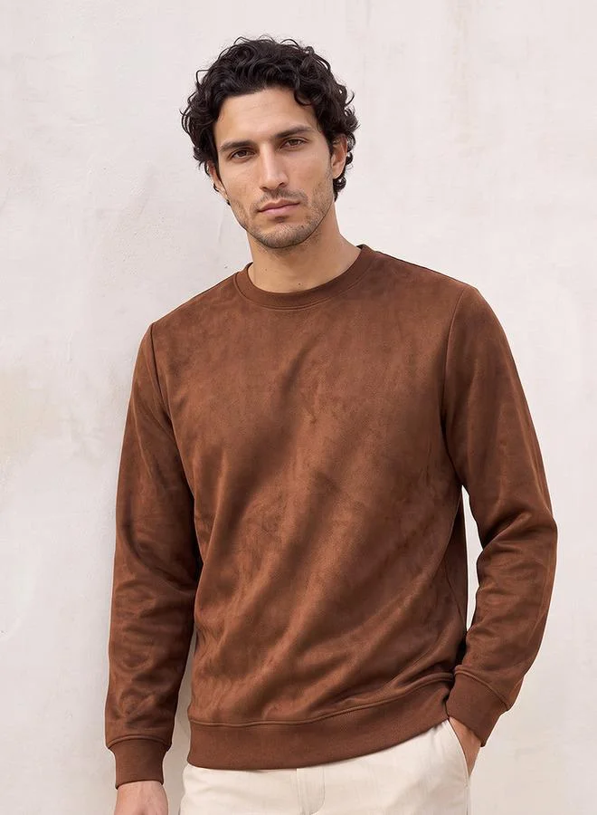 Iconic Iconic Suede Sweatshirt