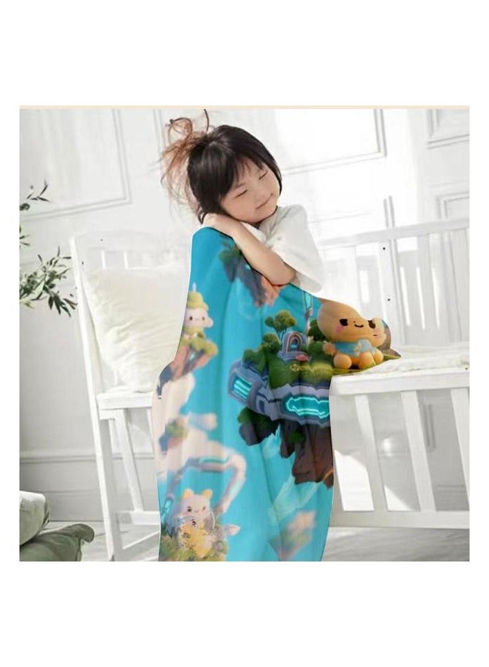 عام بطانية رقيقة من الفانيلا (دافئة ومريحة، ومناسبة للنوم واستخدام الألعاب وإزالة الغبار ومقاومة للرمل) 150 سم * 200 سم - 203 - Image 1