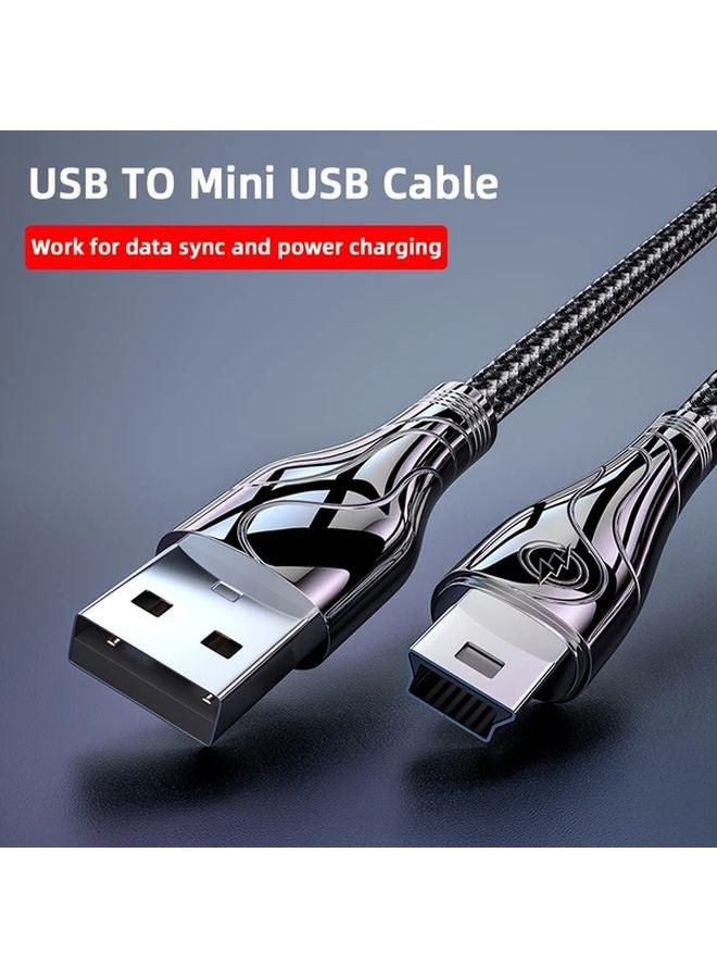 39.37 Inch Mini USB Cable Fast Charging Data Cord for Hard Disk GPS Digital Camera - Image 2