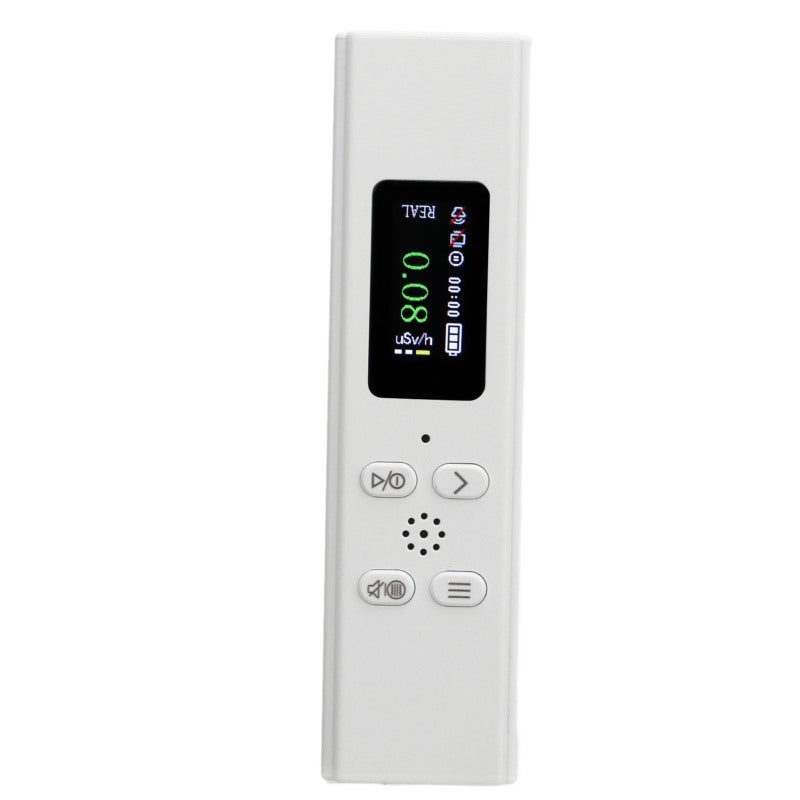 Nuclear Radiation Detector 48mm Geiger Counter Tube 0.08-9999mSv/h Detection Range High Sensitivity Portable Geiger Counter - Sound Light Alarm Rechargeable Battery for Home Hospital Nuclear Power Pla - Image 3