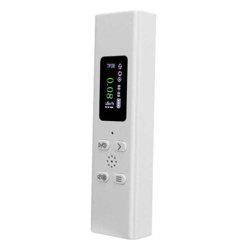 Nuclear Radiation Detector 48mm Geiger Counter Tube 0.08-9999mSv/h Detection Range High Sensitivity Portable Geiger Counter - Sound Light Alarm Rechargeable Battery for Home Hospital Nuclear Power Pla - Image 2