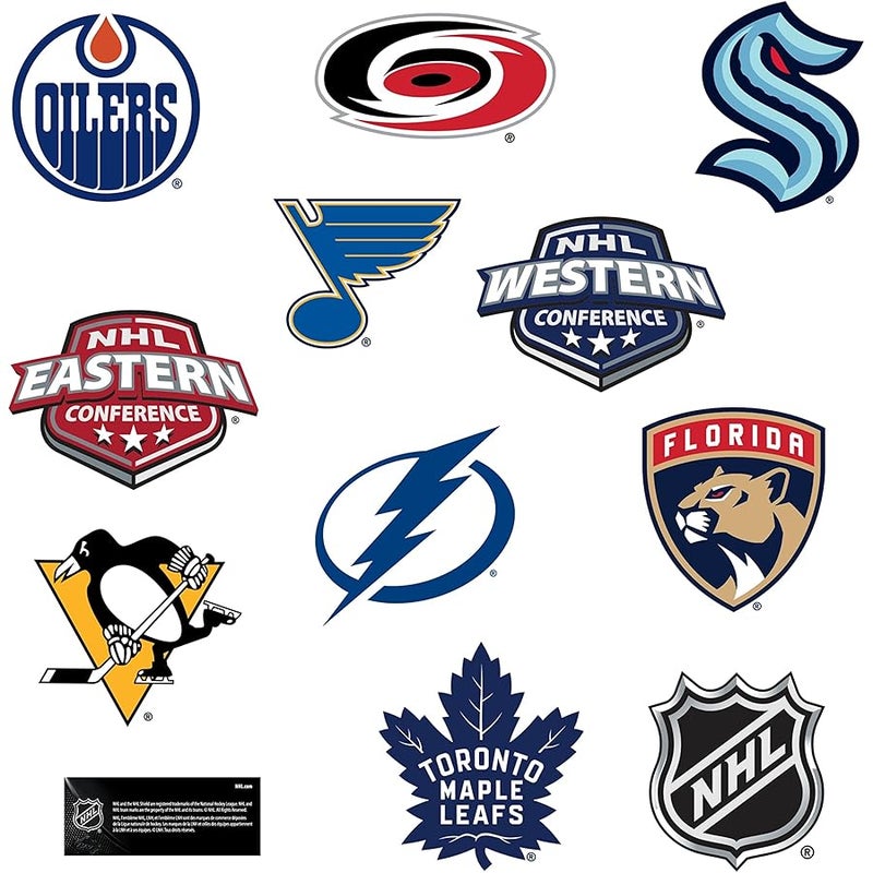 NHL All Teams Logo 100ct Vinyl Large Deluxe Stickers Variety Pack – Officially Licensed National Hockey League Collection – Laptop, Water Bottle, Scrapbooking, Tablet, Indoor/Outdoor - Image 3