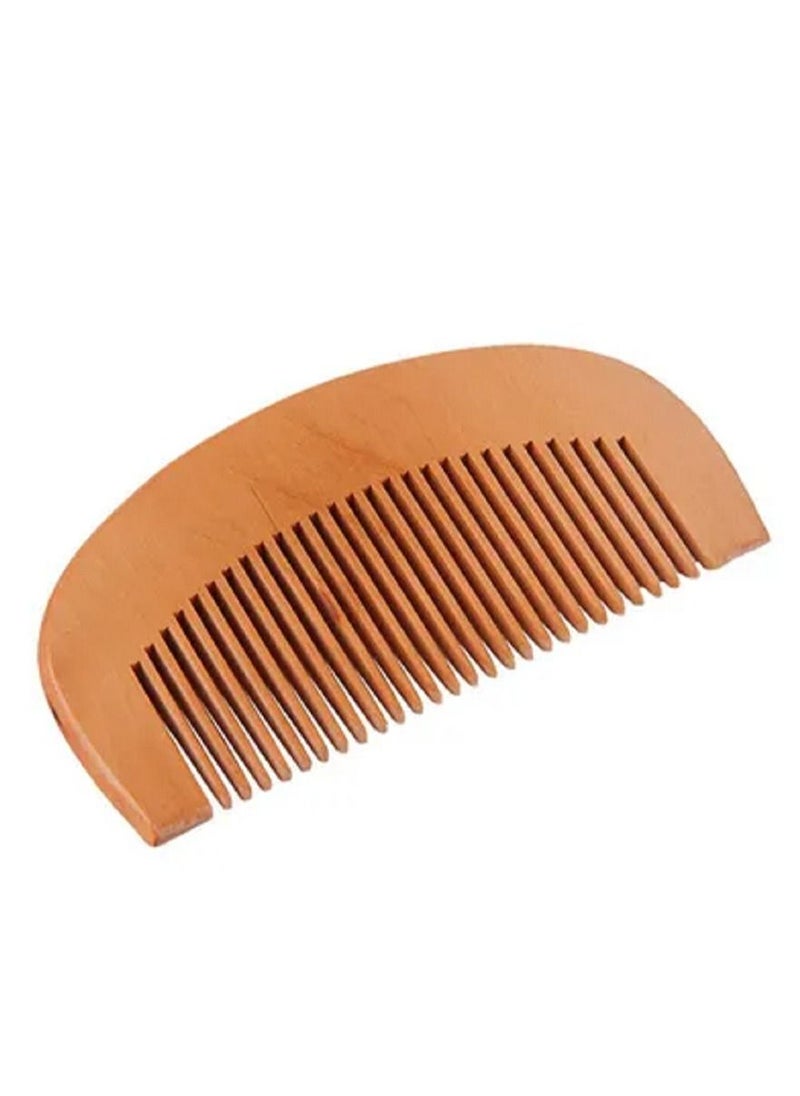 Women's Wooden Detangling Comb, blunt edges to avoid pulling too hard on the skin or damaging the scalp