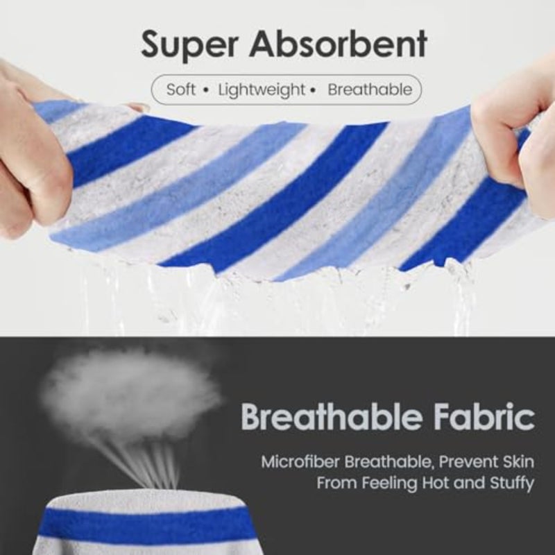 Microfiber Bath Towels, Bath Towel 30" x 60",Oversized, Soft, Super Absorbent and Fast Drying, Multipurpose Use for Sports, Fitness, Yoga, Hanging Loop, Lint Free, Oversized, Soft, Super Absorbent, Fast Drying, Perfect for Shower, Sauna, Gym, Sports, Fitness, Yoga - Image 5