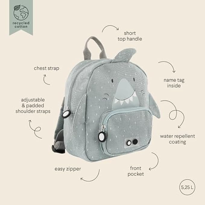 Trixie Small Backpack School Bag Water Repellent  Small Backpack for Child  Small Gym Bag - Image 5