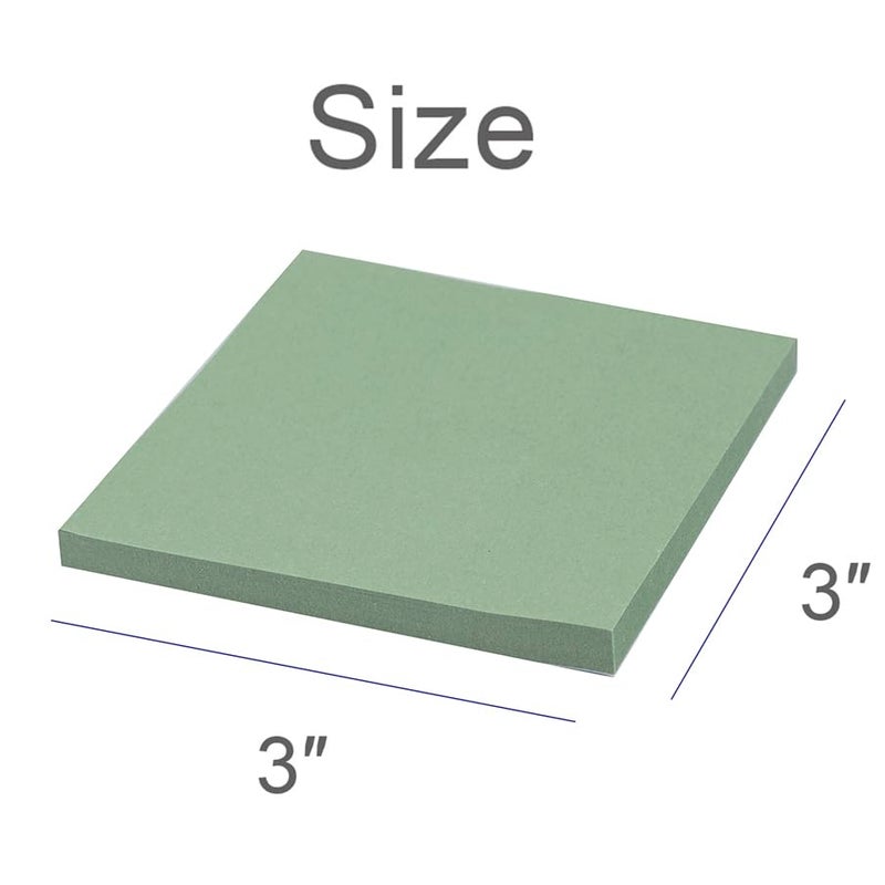 Vanpad (24 Pads) Sticky Notes 3x3 inch, Self-Stick Pads Vintage Colors Sticky Note, Recyclable, Easy to Post for Home, Office, Notebook - Image 2