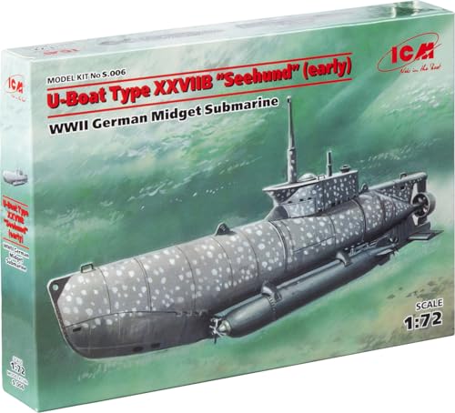 ICM Models Early U-Boot Type XXVIIB Seehund Building Kit - Image 1
