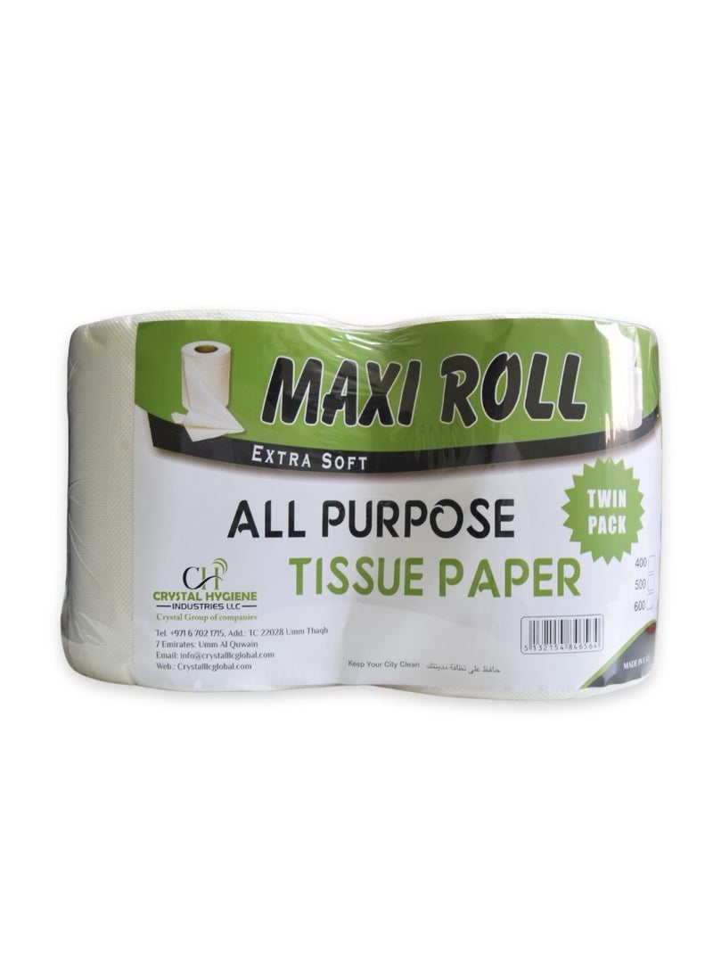 CRYSTAL Ultra Absorbent Maxi Roll - Single Pack 600g - Image 1
