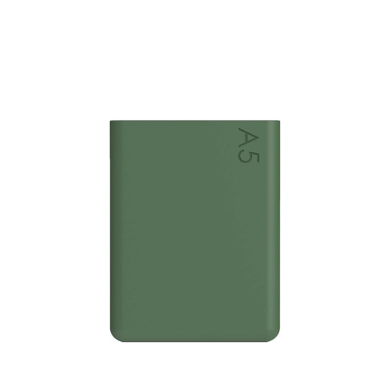 memobottle A5 Silicone Sleeves | Protect & Preserve With Colorful Personality | Dust Free Coating - Moss Green (Sleeve Only) - Image 1