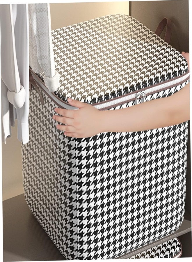 HAV CREATION Quilt Storage Bag 100L | Large Capacity Foldable Clothes Storage Organizer | Fabric Storage Bag for Blankets, Comforters, Laundry & Seasonal Clothes | Closet Wardrobe Organizer - Image 3