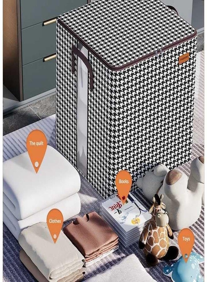 HAV CREATION Quilt Storage Bag 100L | Large Capacity Foldable Clothes Storage Organizer | Fabric Storage Bag for Blankets, Comforters, Laundry & Seasonal Clothes | Closet Wardrobe Organizer - Image 5