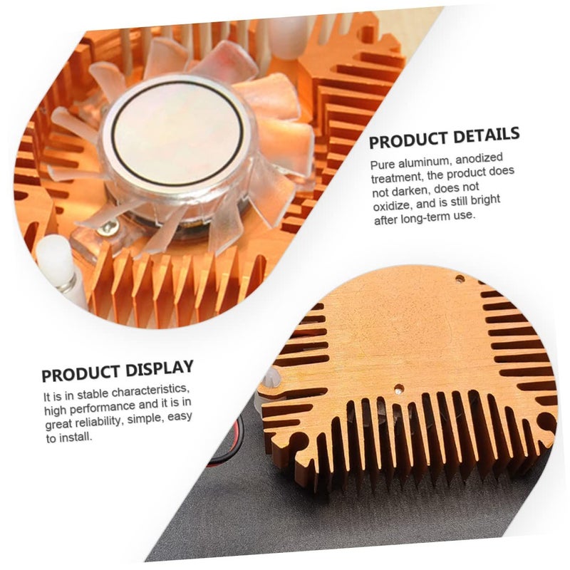 Replacement GPU Fan Cooler with Bearing and Aluminum Heat Sink for Computer Graphics Cards - Image 4