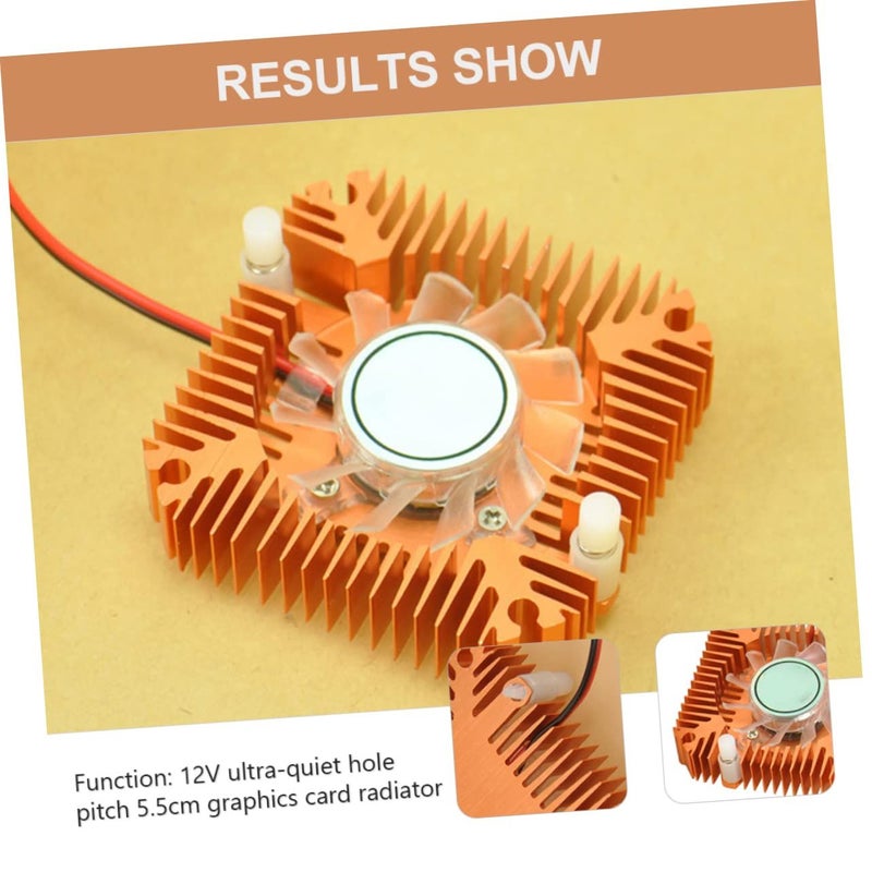 Replacement GPU Fan Cooler with Bearing and Aluminum Heat Sink for Computer Graphics Cards - Image 3