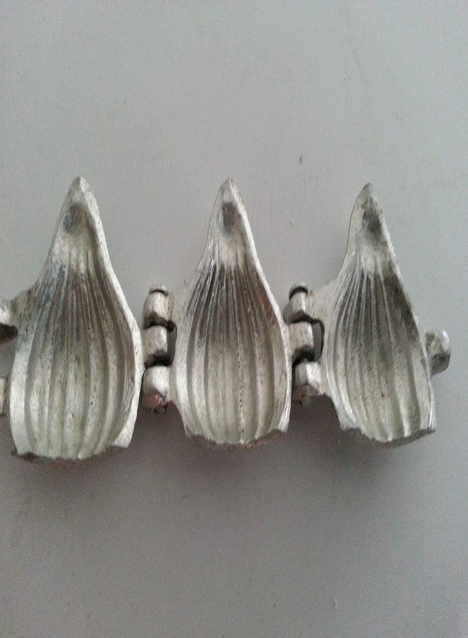 FlowAura Aluminum Modak Moulds (Set of 4) Size: 7 cm | (Medium) - Image 3