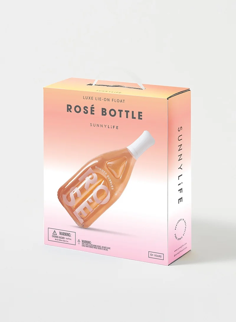 SUNNY LIFE Luxe Lie-On Float Rose Bottle