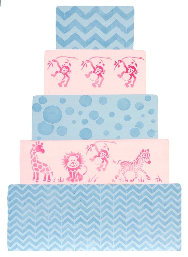 Designer Stencils Jungle Animals Cake Side by Designer Stencils - Image 4