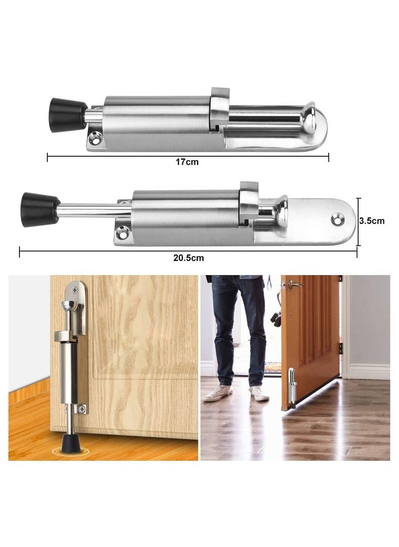 SYOSI Door Holder Metal Door Stopper Spring-loaded  On Door Holder With Foot Control For Inside Outside Door Balcony Doors  - Image 3