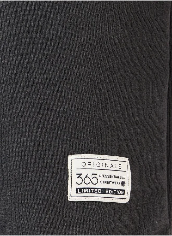 Styli Badge Detail Regular Fit Terry Shorts