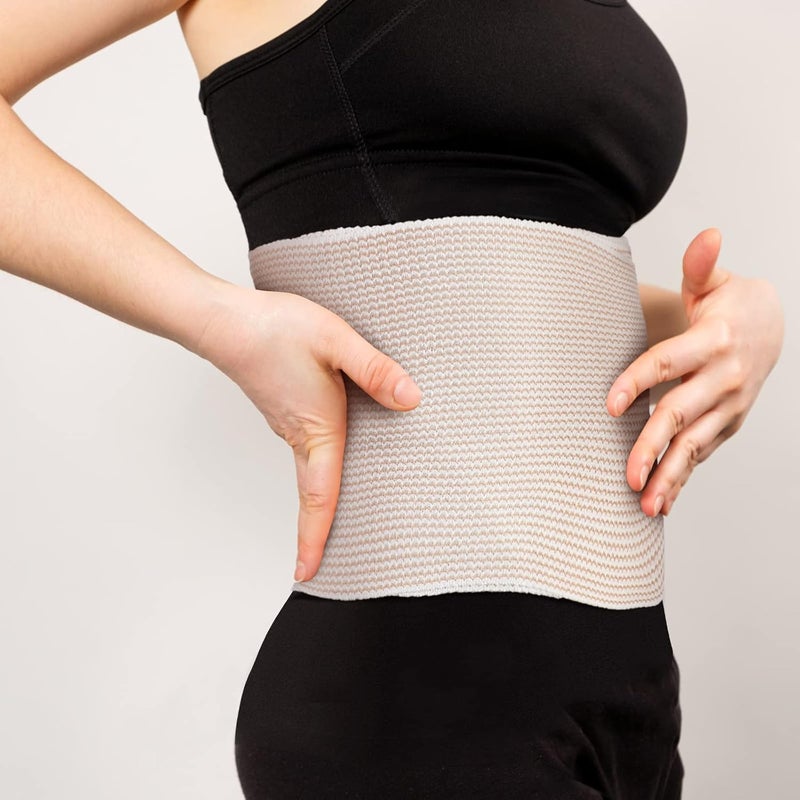 Minatee 6 Pack Elastic Bandage Wrap 6 Inch Wide Compression Elastic Bandage Wrap with Hook and Loop Fasteners at Both Ends Support and First Aid for Sports Sprained Medical and Injury Recovery - Image 5