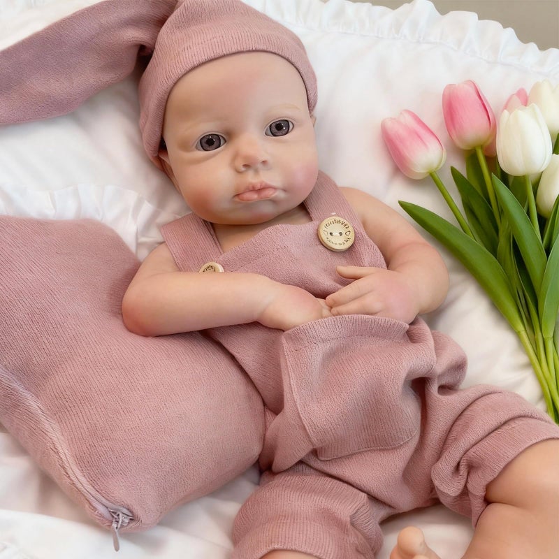OtardDolls 18 Inch Reborn Baby Doll Lifelike Reborn Baby Dolls Full Silicone Dolls Full Body Realistic Newborn Baby Dolls with Accessories - Image 2