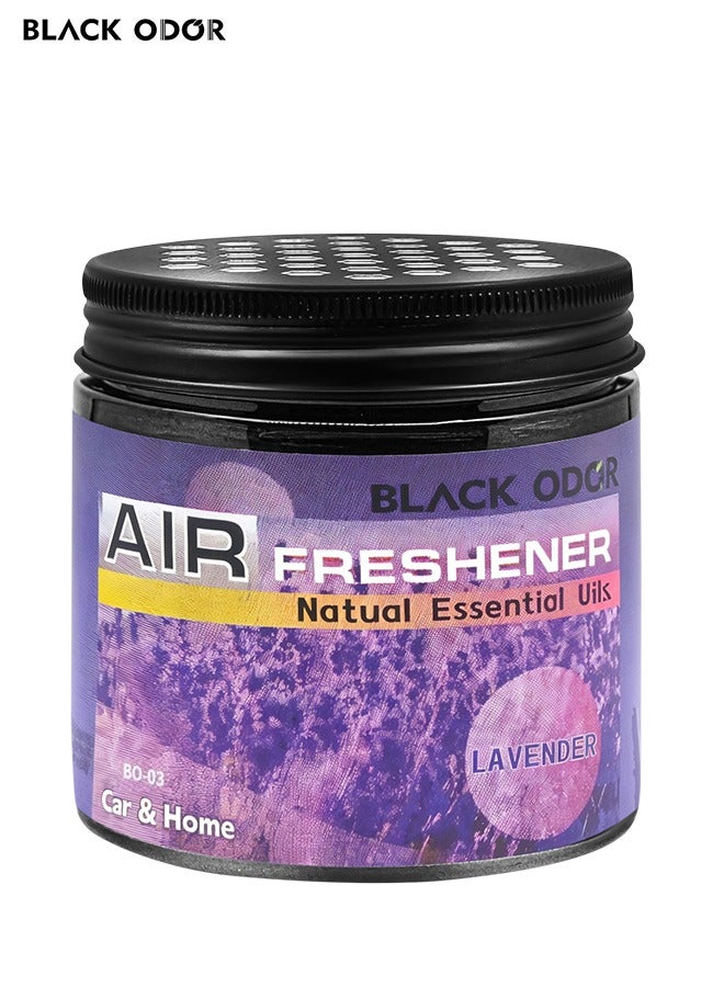 Car Air Freshener Black Odor Natural Essential Oils Air Freshener For Car Home BO03 Lavender - Image 1